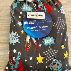 Little Sleepies Justice League Fitted Crib Sheet